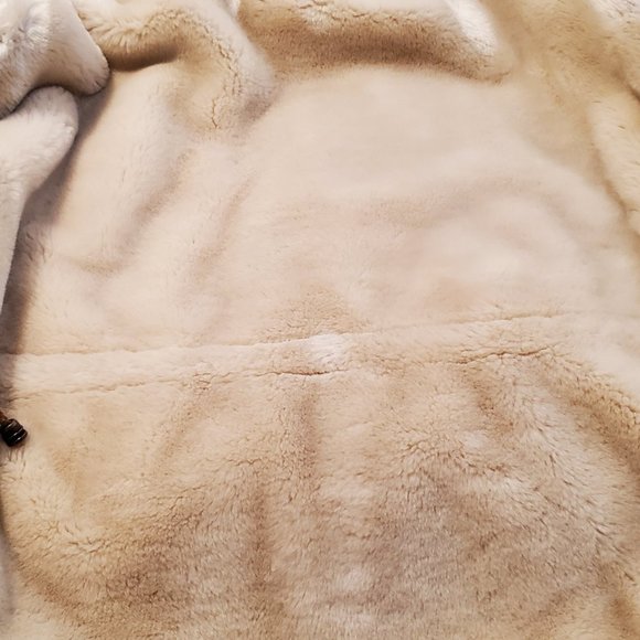 Gallery Lined Leather Coat with Hood - Picture 13 of 13